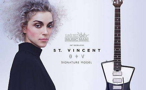 Ernie Ball vytvořil kytaru se signaturou St. Vincent