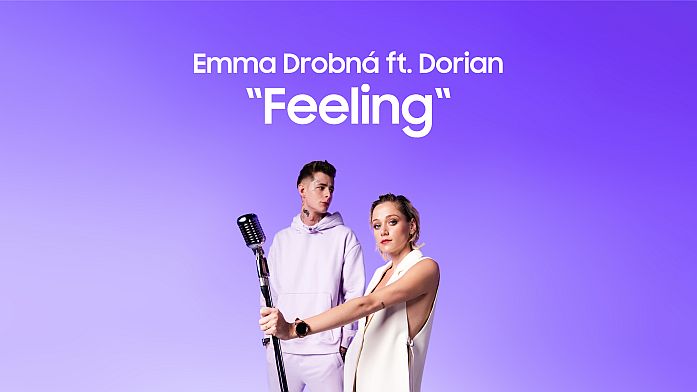 Slovenská SuperStar Emma Drobná a český rapper Dorian natočili nový videoklip. Na mobil.